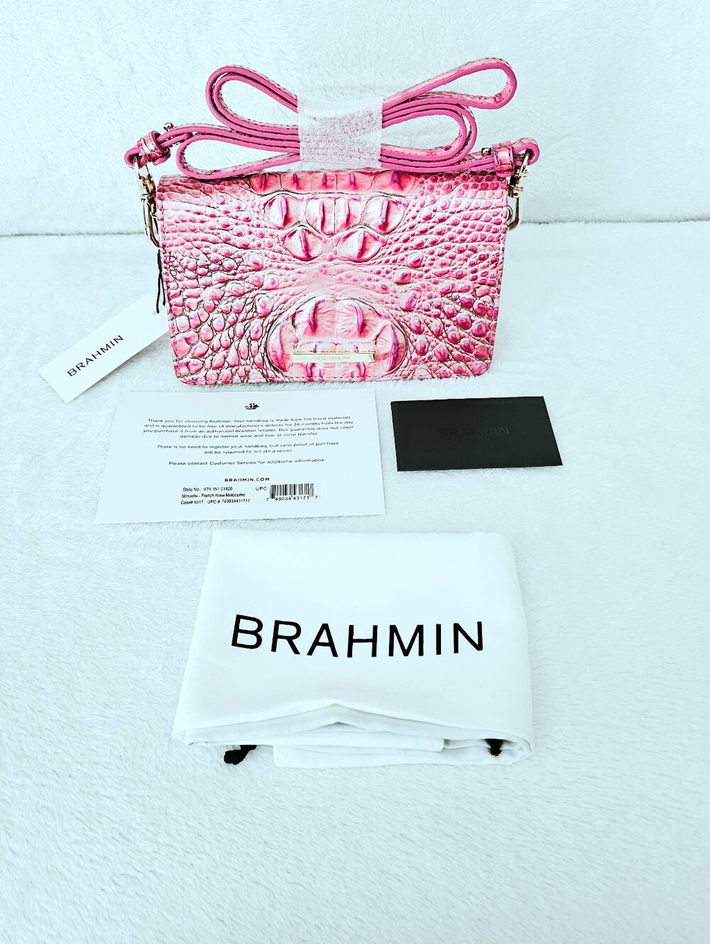 NWT Brahmin FRENCH ROSE Minuette
